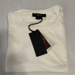 Twenty Montreal Medium White Short Sleeve Tee Made In Canada! F
